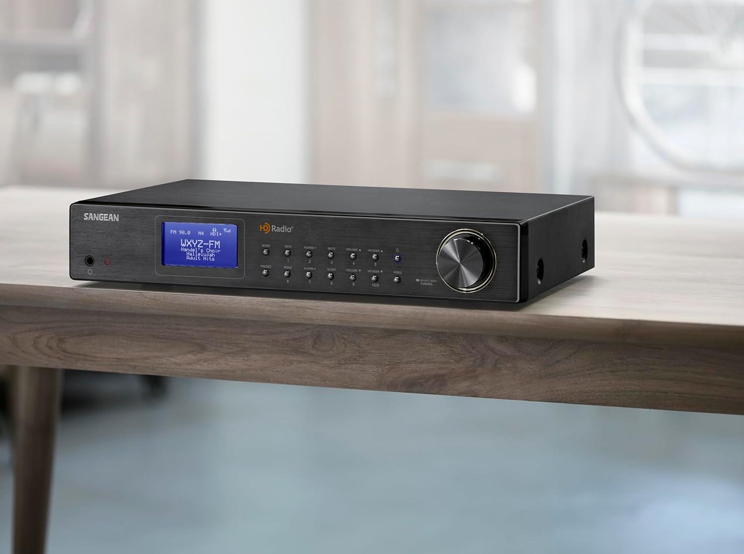 Sangean HDT-20 HD Radio/FM Stereo/AM Component Tuner, Black