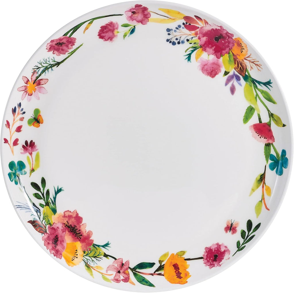 Mikasa Karina Bone China Lightweight Chip Resistant 12 Piece Dinnerware Set, Service for 4