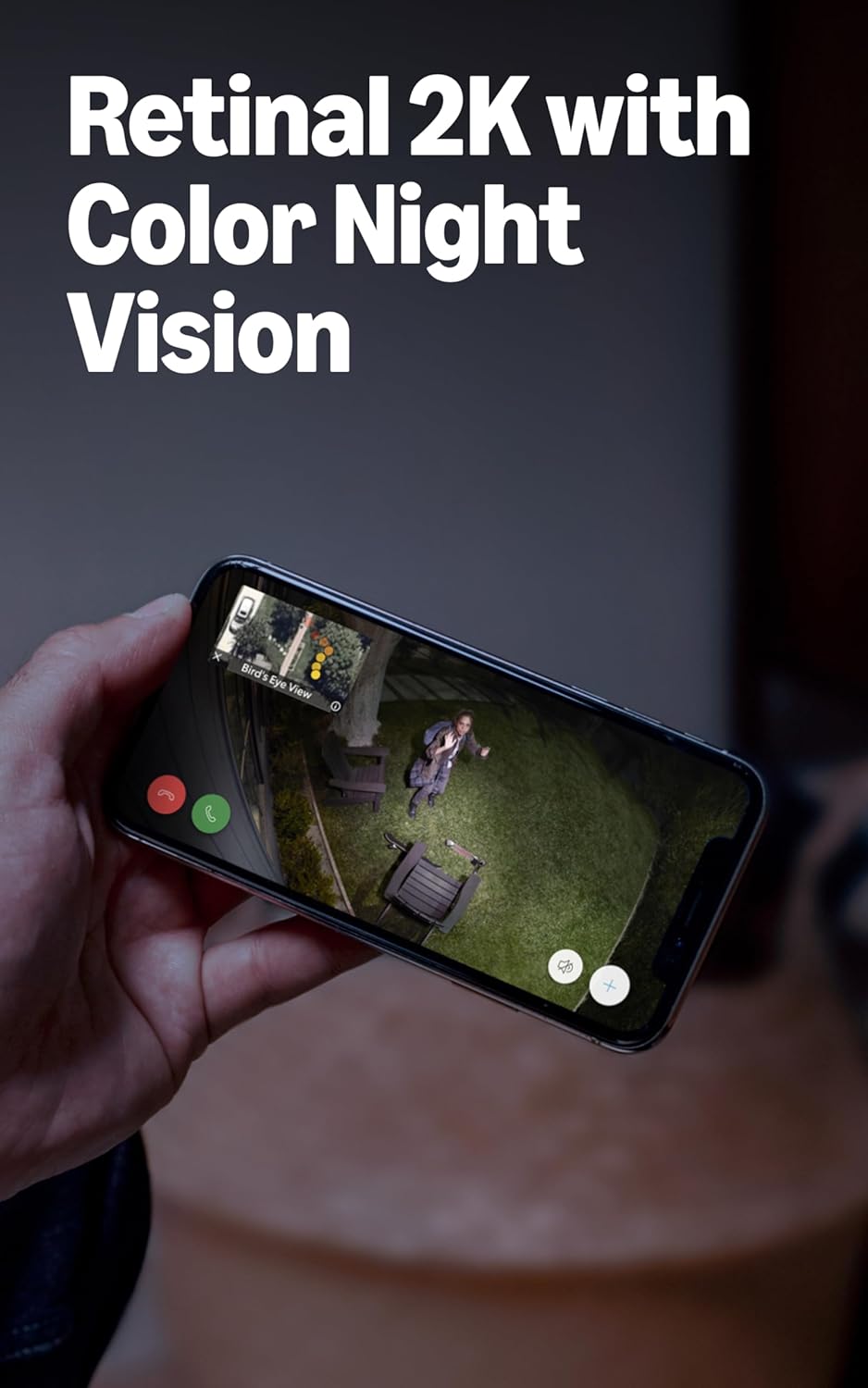 Ring Spotlight Cam Pro, Battery, Home or business security, Retinal 2K Video, Color Night Vision and Two-Way Talk with Audio+, White